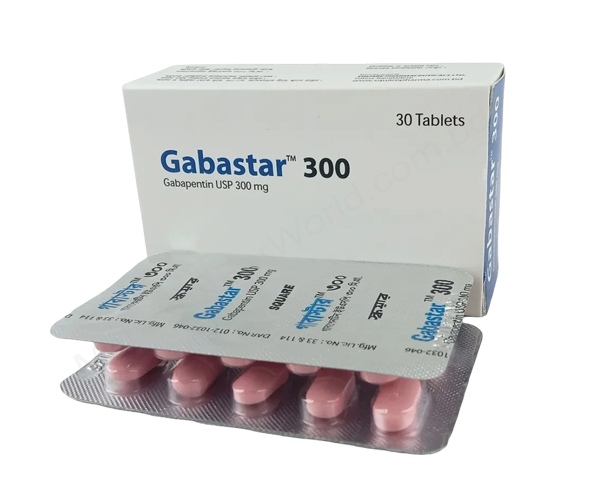 Gabastar- Generic Gabapentin- Square Pharma