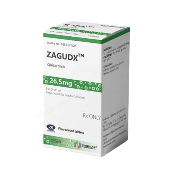 ZAGUDX- Родовое Квизатиниб- Bigbear Pharma