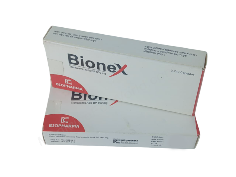 Bionex- Родовое Транексамовая кислота- Biopharma Limited