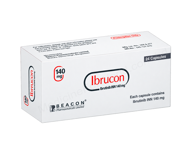 Ibrutix/ Ibrucon- Generic Ibrutinib- Beacon pharma