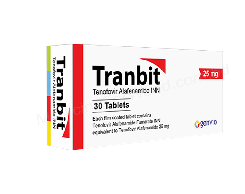 Tranbit- 通用的 富马酸替诺福韦艾拉酚胺片- Genvio制药有限公司