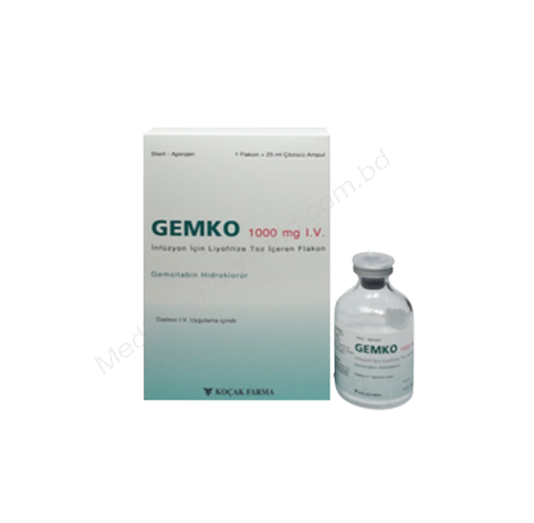Gemko- 通用的 Gemcitabine- Kocak制药有限公司