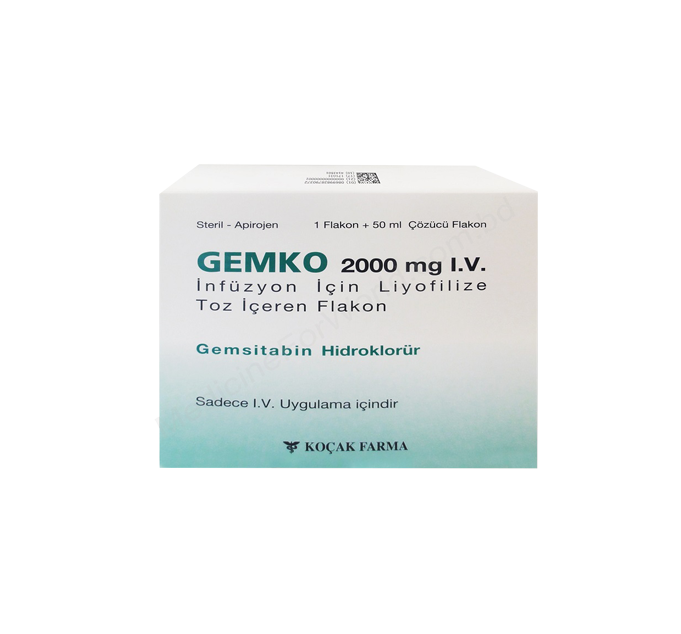 Gemko- 通用的 Gemcitabine- Kocak制药有限公司