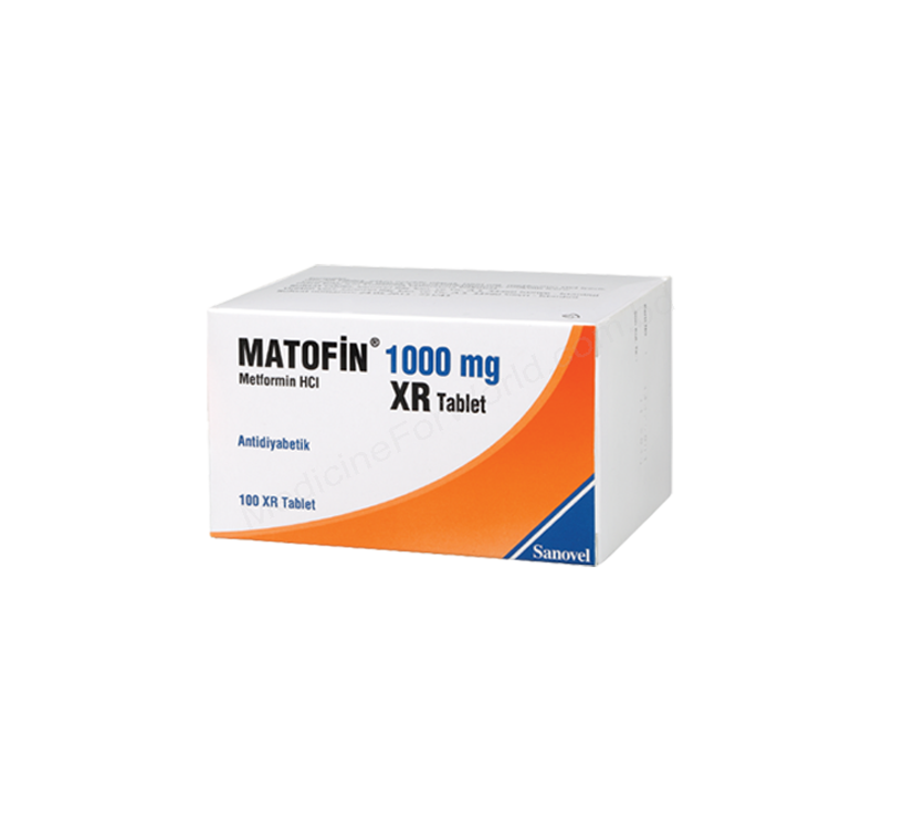 MATOFIN XR- 通用的 METFORMIN HYDROCHLORIDE- Sanovel pharma