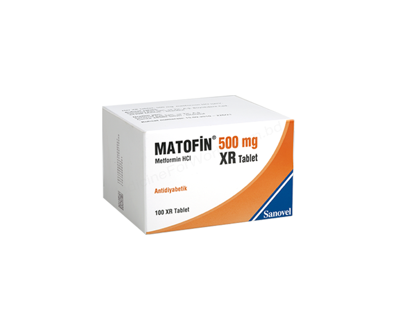 MATOFIN XR- 通用的 METFORMIN HYDROCHLORIDE- Sanovel pharma
