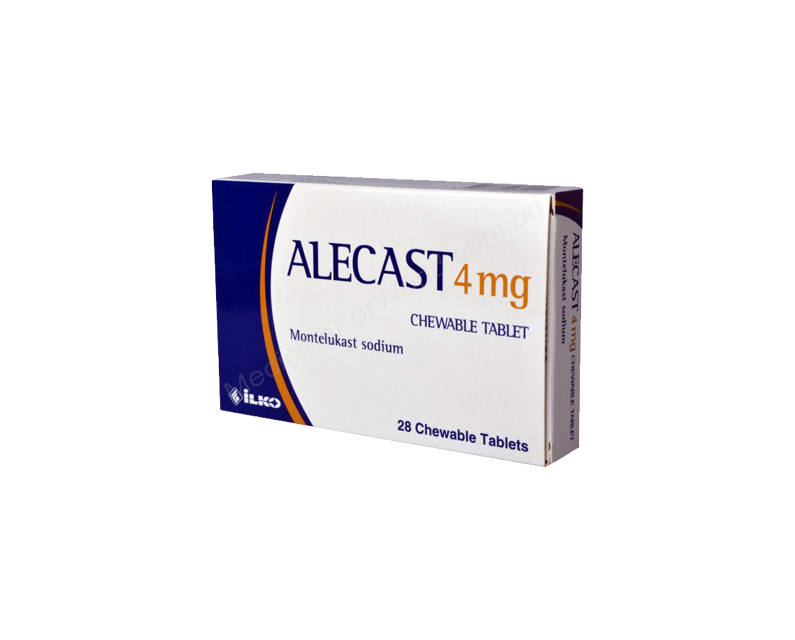 ALECAST- 通用的 MONTELUKAST- ILKO Pharma