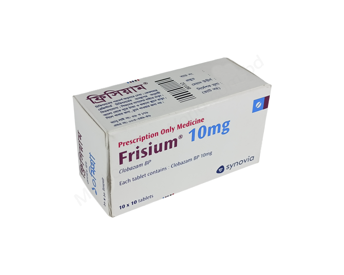 Frisium- Generic Clobazam- Synovia Pharma