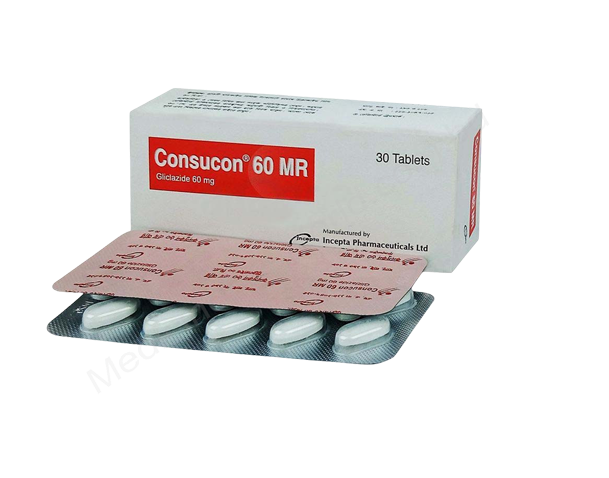 Consucon MR- Generic Gliclazide- Incepta Pharma