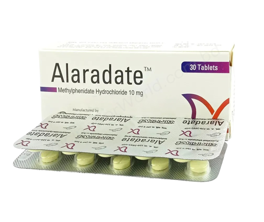 Alaradate- Generic Methylphenidate Hydrochloride- Incepta Pharma
