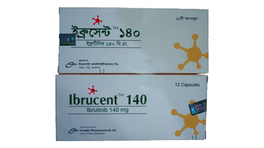 Ibrucent- Generic Ibrutinib- Incepta Pharma