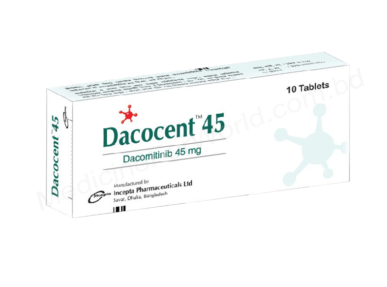 Dacocent- Generic Dacomitinib- Incepta Pharma