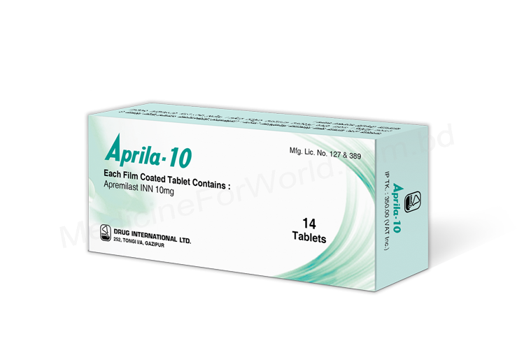 Aprila- Generic Apremilast- Drug International Pharma