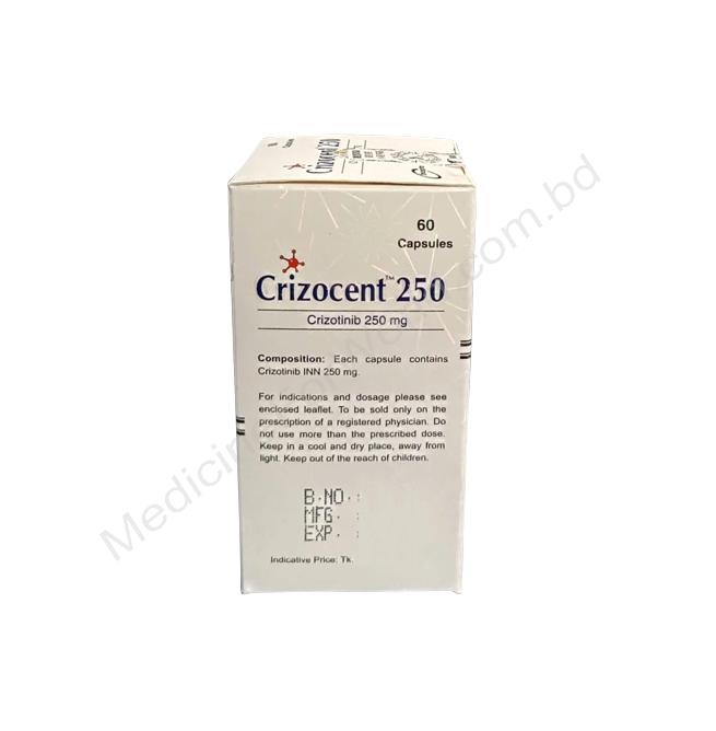 Crizocent- Generic Crizotinib- Incepta Pharma