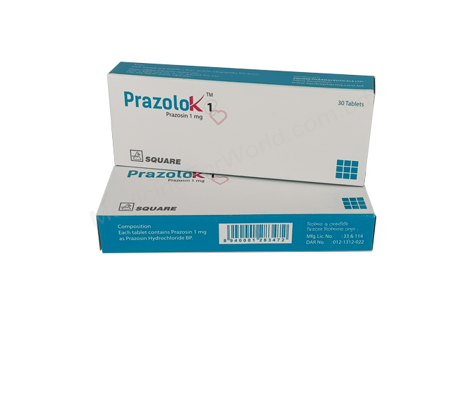 Prazolok- Generic PRAZOSIN- Square Pharma