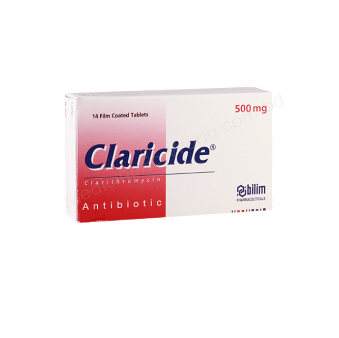 CLARICIDE- Generic CLARITHROMYCIN- BILIM Pharma