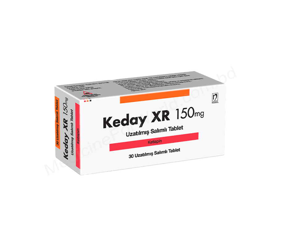KEDAY XR- Generic QUETIAPINE FUMARATE- Nobel pharma