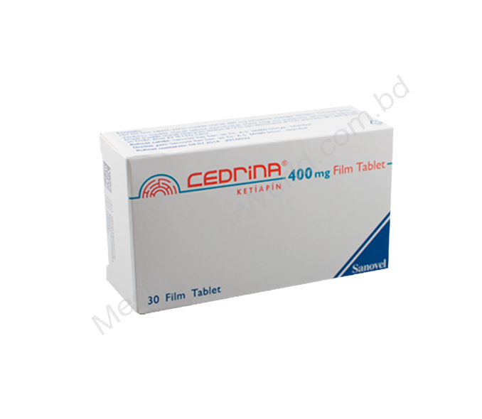 CEDRINA- Generic QUETIAPINE FUMARATE- Sanovel pharma