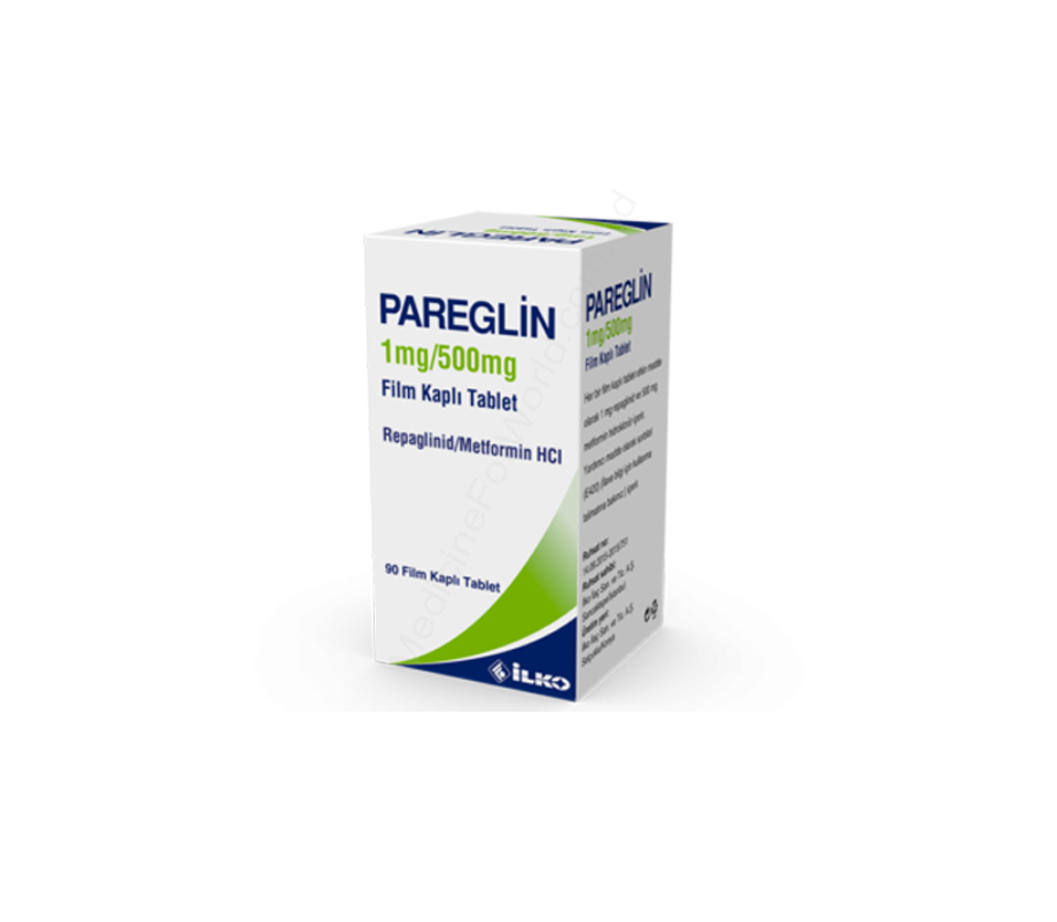 PAREGLIN- Generic REPAGLINIDE + METFORMIN HYDROCHLORIDE- ILKO Pharma