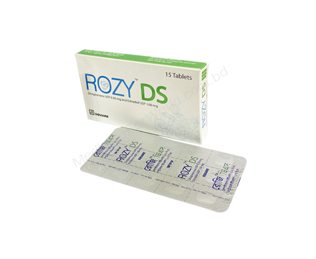 Rozy DS- Generic Drospirenone + Estradiol- Square Pharma