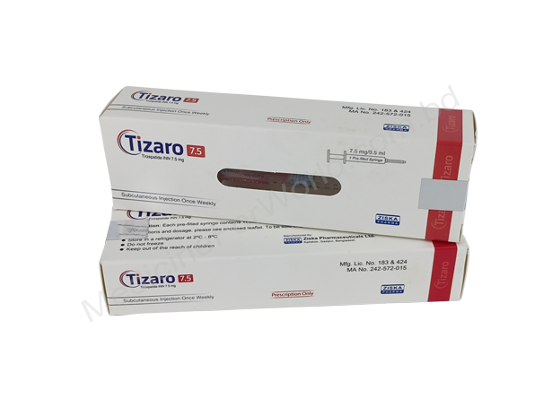 tizaro tirzepatide injection Buy Tizaro 2.5mg/ 0.5ml- 5mg/ 0.5ml- 7.5mg/ 0.5ml online- Generic  Tirzepatide- Ziska Pharma