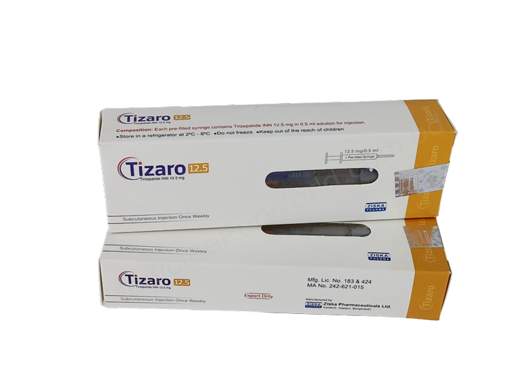 tizaro tirzepatide injection Buy Tizaro 2.5mg/ 0.5ml- 5mg/ 0.5ml- 7.5mg/ 0.5ml online- Generic  Tirzepatide- Ziska Pharma