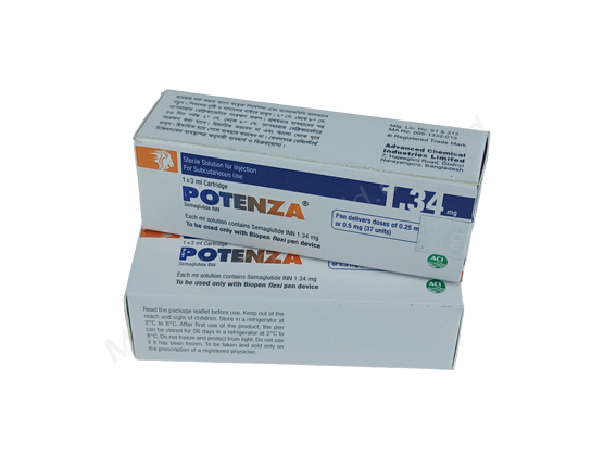 买Potenza 1.34 毫克/3毫升联机- 通用的Semaglutide- ACI制药有限公司