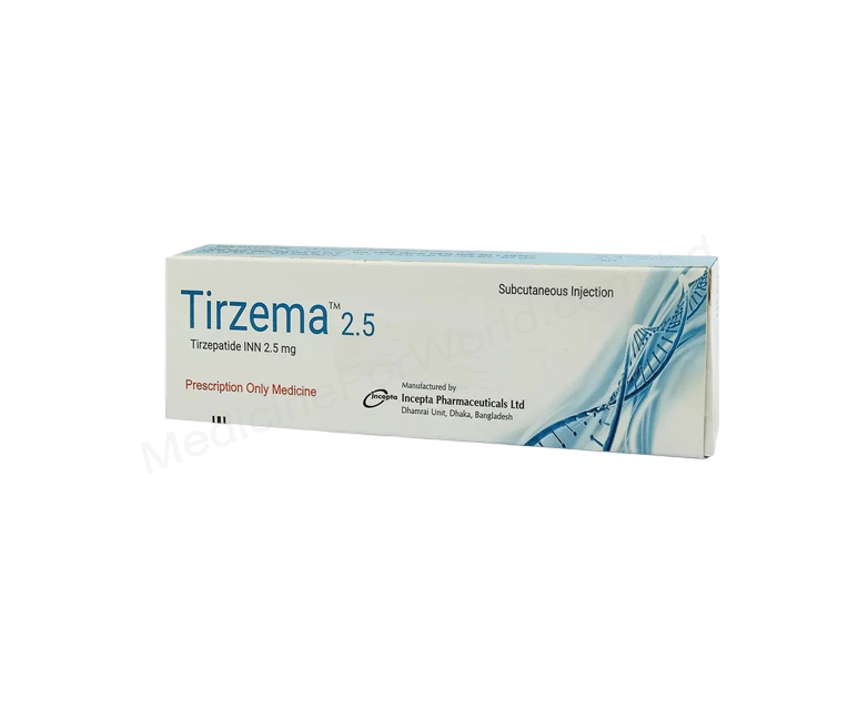 Buy Tirzema 2.5mg/ 0.5ml- 5mg/ 0.5ml- 7.5mg/ 0.5ml online- Generic Tirzepatide- Incepta Pharma